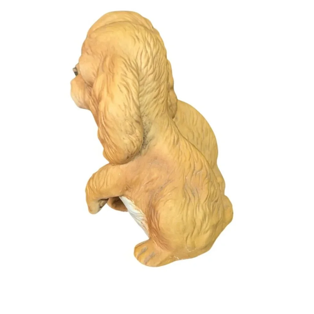 Vintage Homco Masterpiece Cocker Spaniels dogs‎ 1988 Puppies Figurine